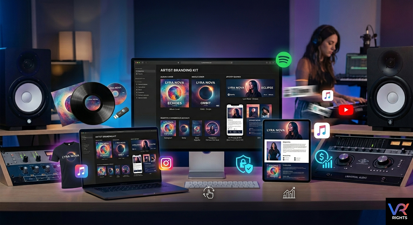 Studio d'enregistrement — identité visuelle